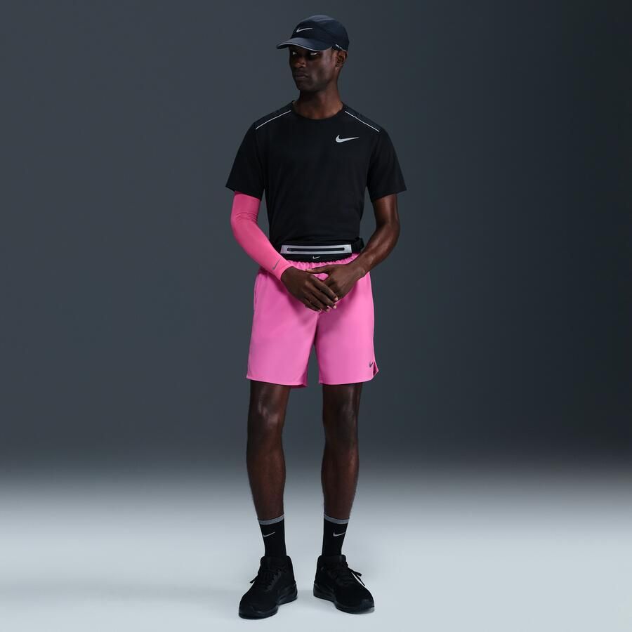 Nike Challenger Dri-FIT hardloopshorts met binnenbroek voor heren (18 cm) Roze - Foto 4