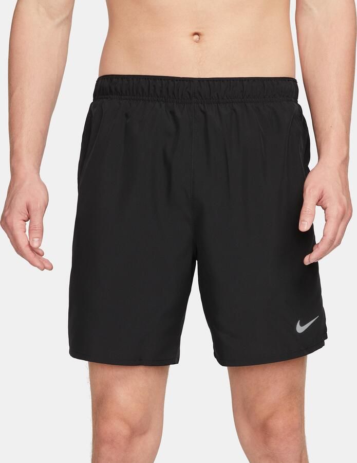 Nike Challenger Dri-FIT hardloopshorts met binnenbroek voor heren (18 cm) Zwart - Foto 4