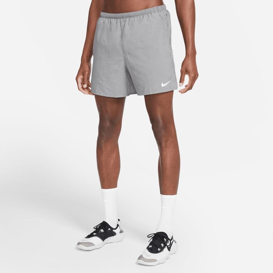 Nike Challenger Hardloopshorts met binnenbroek voor heren (13 cm) Grijs - Foto 4
