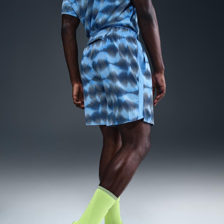 Nike Challenger Hardloopshorts met binnenbroek voor heren (18 cm) Blauw - Foto 2