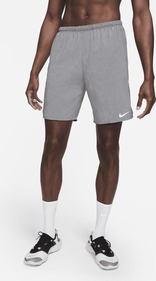 Nike Challenger Hardloopshorts met binnenbroek voor heren Grijs - Foto 4