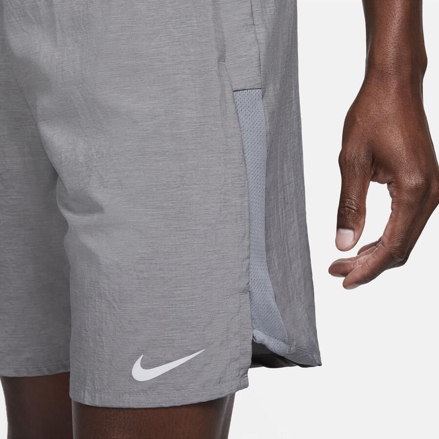 Nike Challenger Hardloopshorts met binnenbroek voor heren Grijs - Foto 2