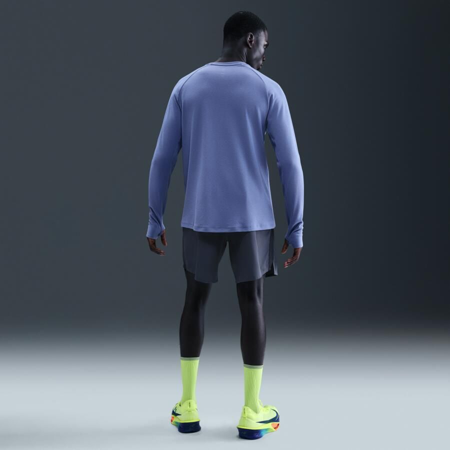 Nike Challenger herenshorts met binnenbroek (18 cm) Blauw - Foto 3