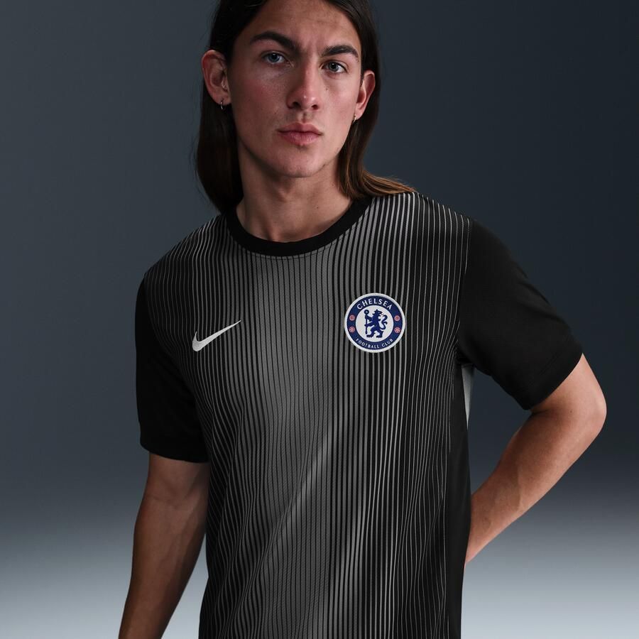 Nike Chelsea FC 2025 26 Stadium Goalkeeper Dri-FIT replicavoetbalshirt met korte mouwen voor heren Zwart - Foto 4