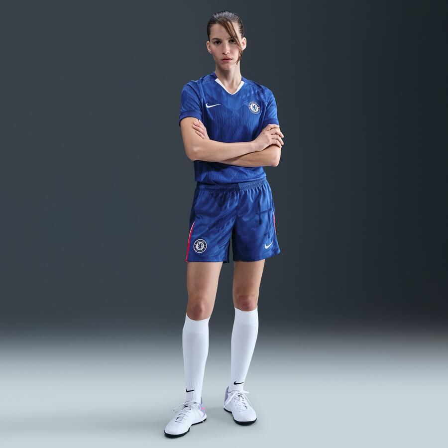 Nike Chelsea FC 2025 26 Stadium Thuis Dri-FIT replicavoetbalshorts voor dames Blauw - Foto 4