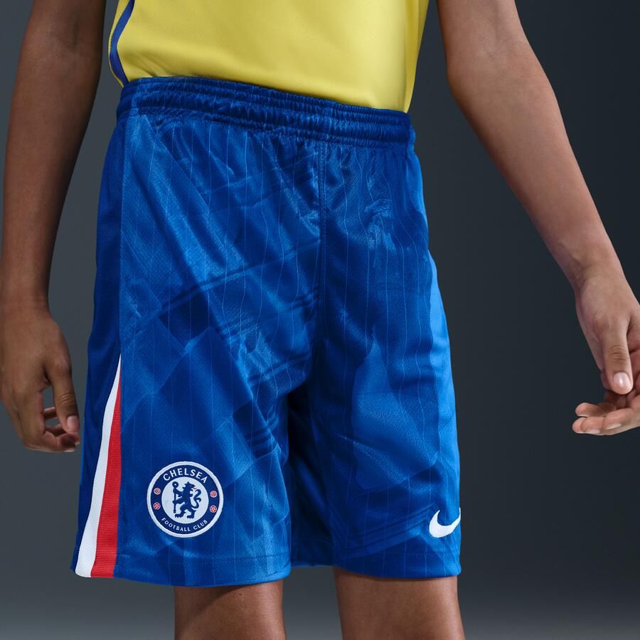 Nike Chelsea FC 2025 26 Stadium Thuis Dri-FIT replicavoetbalshorts voor kids Blauw