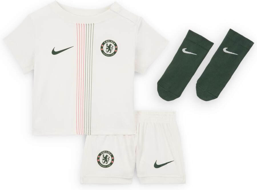 Nike Chelsea FC 2025 26 Stadium Uit driedelig replicavoetbaltenue voor baby's peuters Grijs - Foto 2