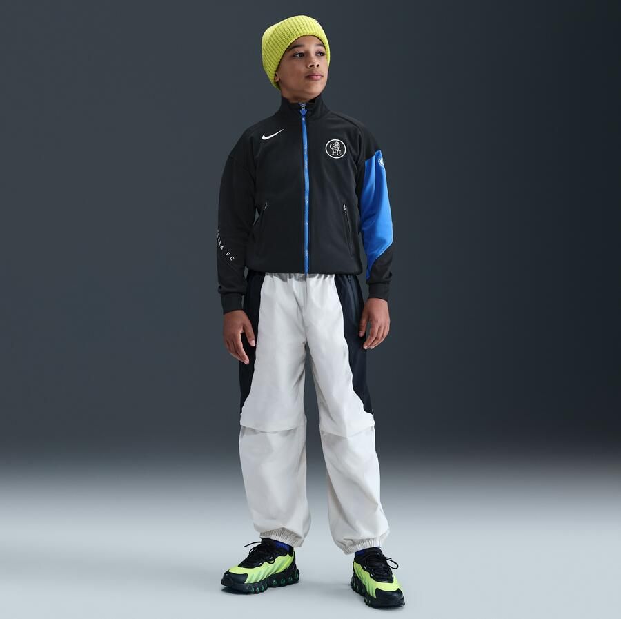 Nike Chelsea FC Academy Pro Derde Total 90 Anthem voetbaljack met Dri-FIT voor kids Zwart - Foto 3