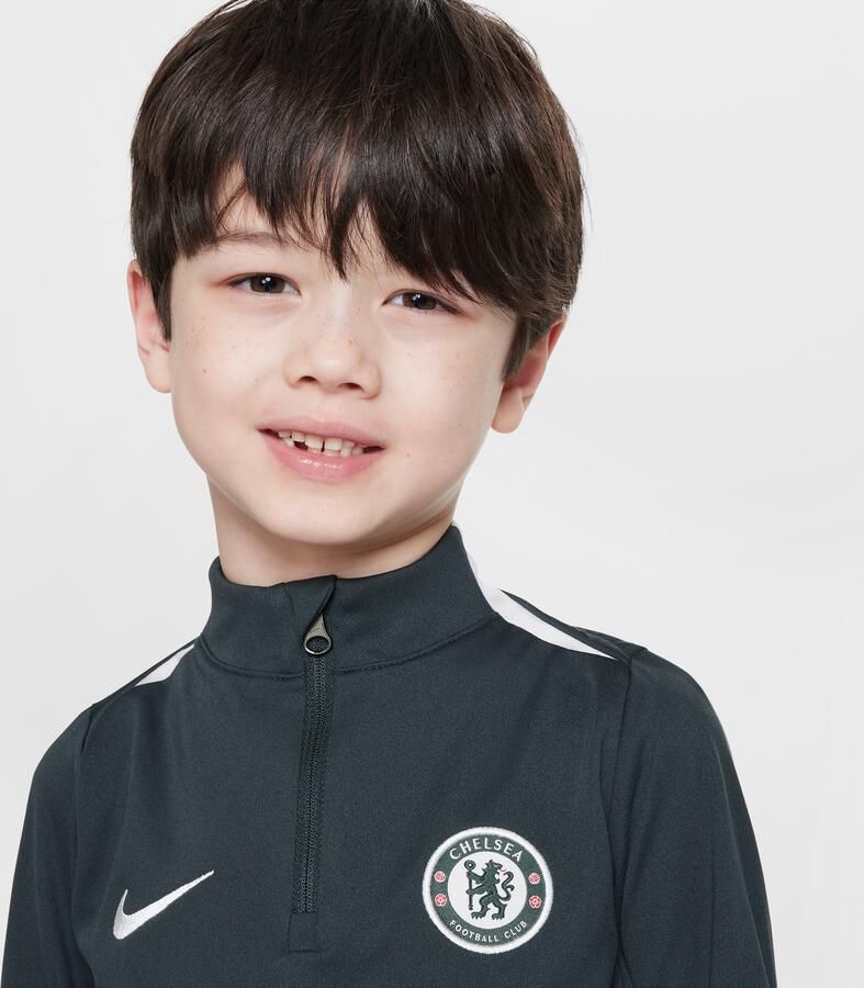 Nike Chelsea FC Academy Pro Dri-FIT voetbaltrainingstop voor kleuters Groen - Foto 3