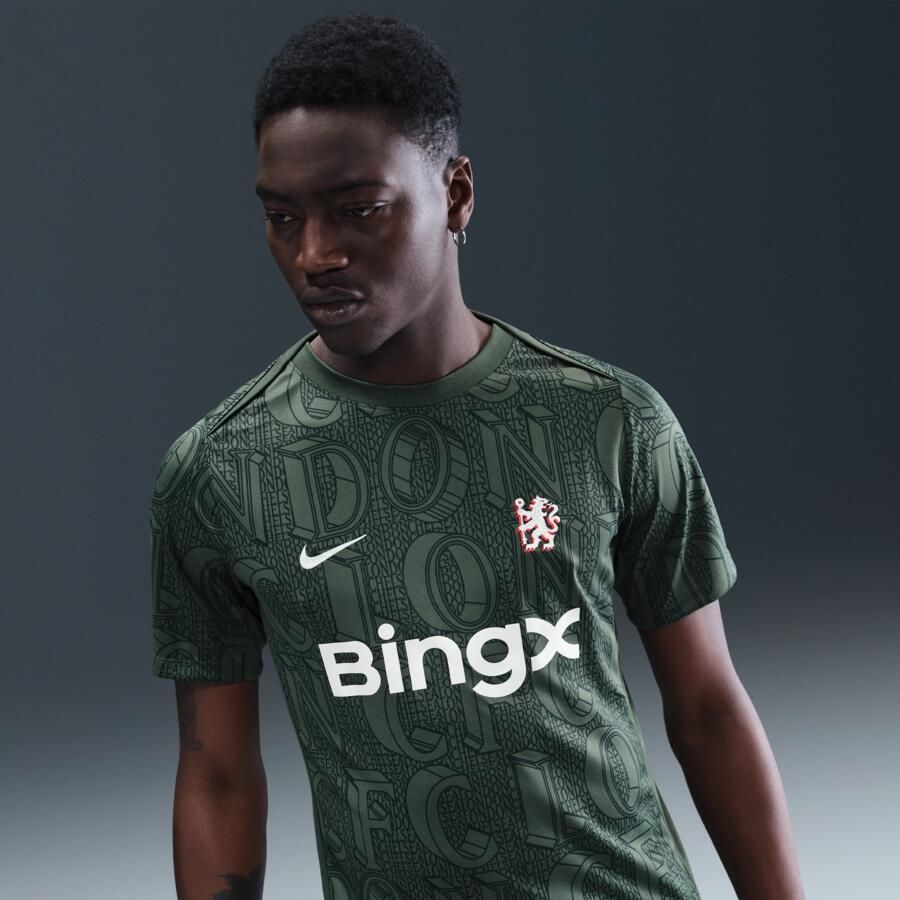Nike Chelsea FC Academy Pro Dri-FIT warming-uptop voor heren Groen - Foto 4