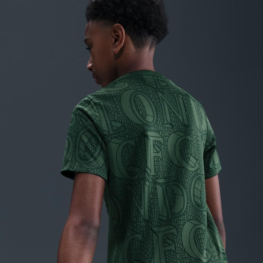 Nike Chelsea FC Academy Pro Dri-FIT warming-uptop voor kids Groen