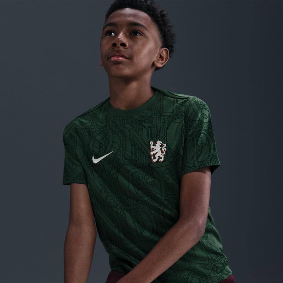 Nike Chelsea FC Academy Pro Dri-FIT warming-uptop voor kids Groen - Foto 2