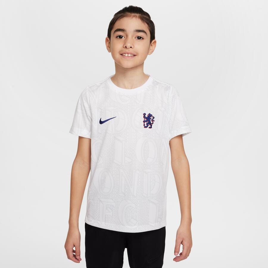 Nike Chelsea FC Academy Pro Dri-FIT warming-uptop voor kids Wit - Foto 4