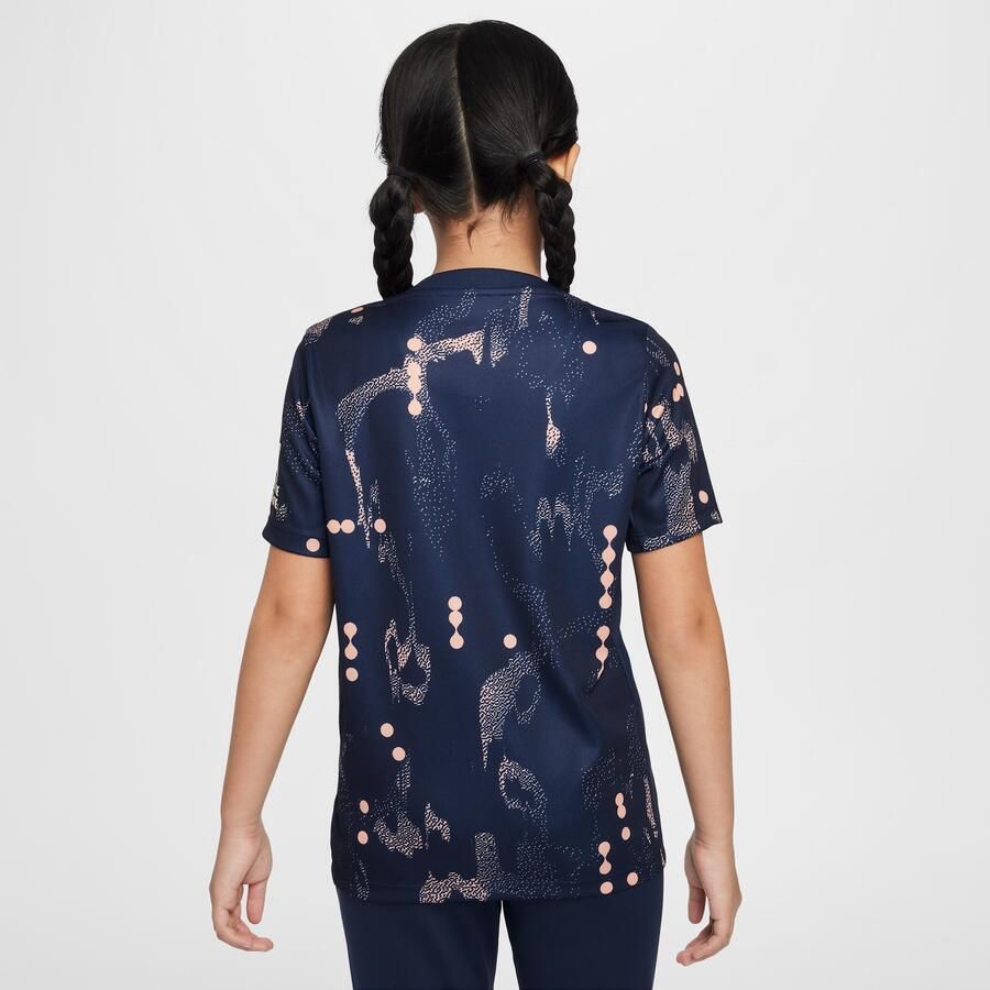 Nike Chelsea FC Academy Pro SE Dri-FIT warming-uptop met korte mouwen voor kids Blauw - Foto 4