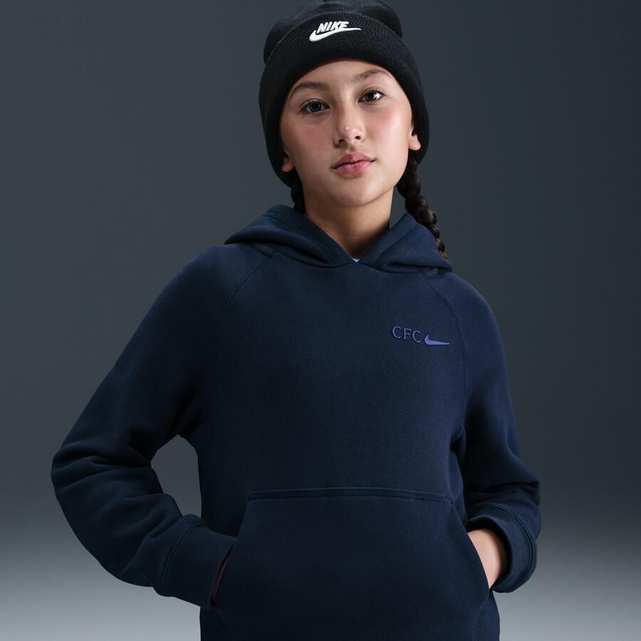 Nike Chelsea FC Air voetbalhoodie voor kids Blauw - Foto 4