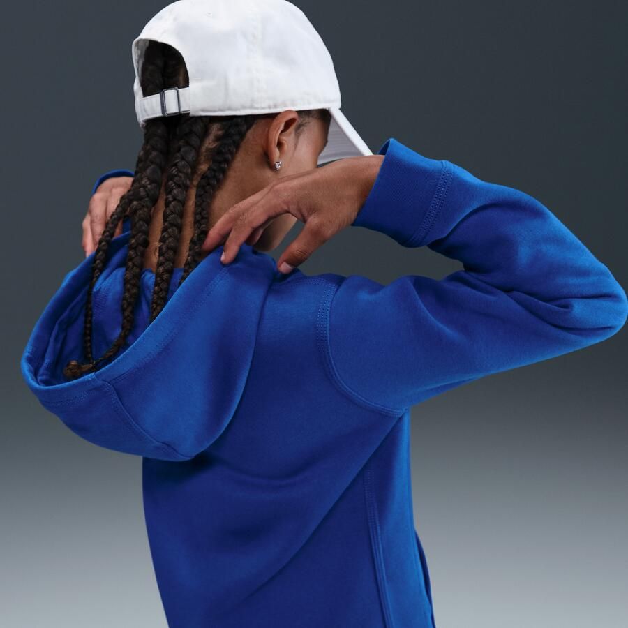 Nike Chelsea FC Club voetbalhoodie voor jongens Blauw