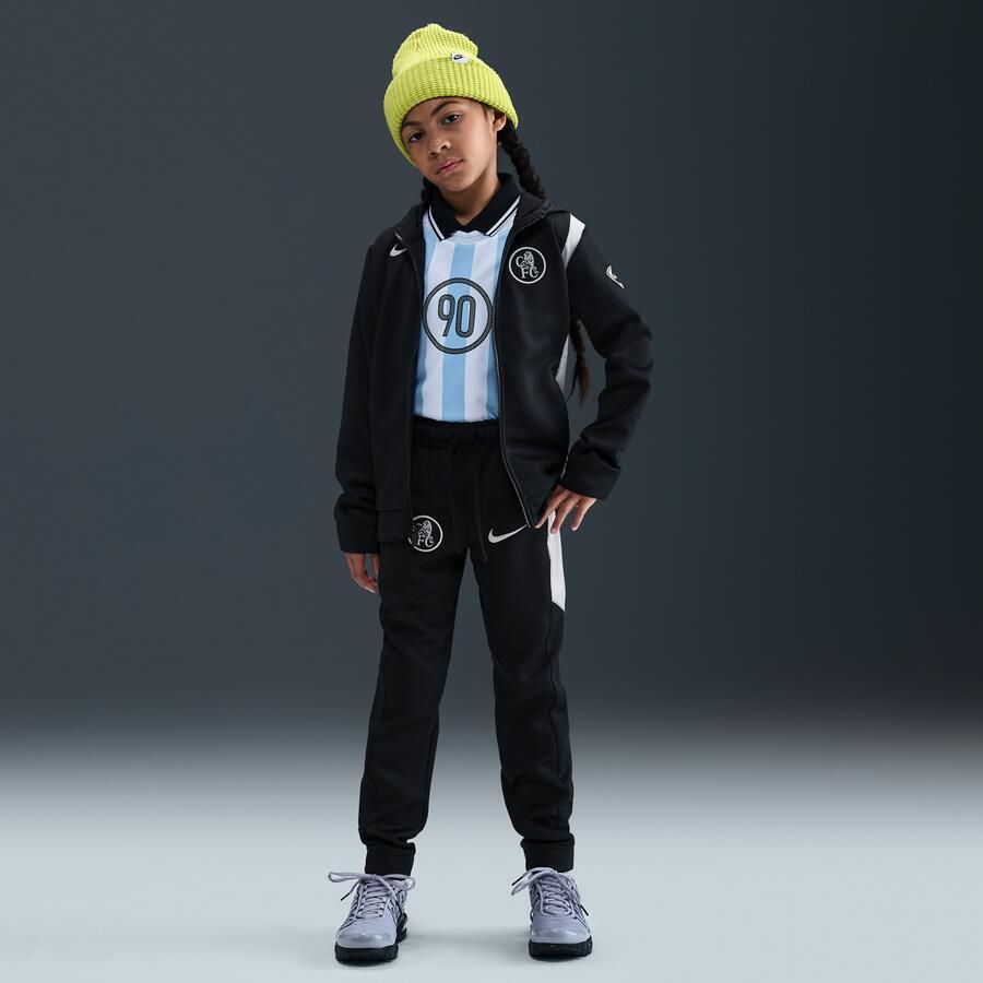 Nike Chelsea FC Derde Total 90 geweven voetbaltrainingspak voor kids Zwart - Foto 4