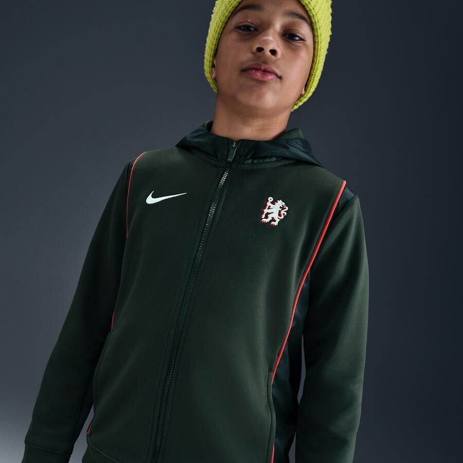 Nike Chelsea FC geweven voetbaltrainingspak voor kids Groen