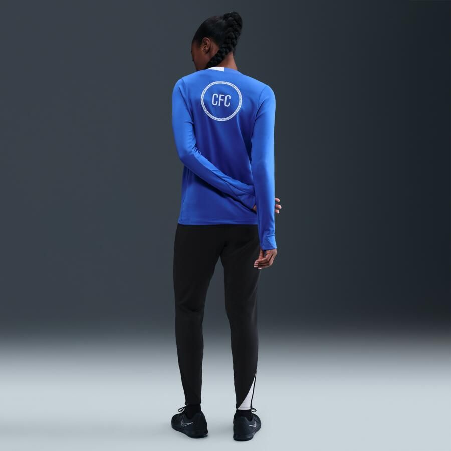 Nike Chelsea FC Strike Derde Total 90 knit voetbalbroek met Dri-FIT voor dames Zwart - Foto 3