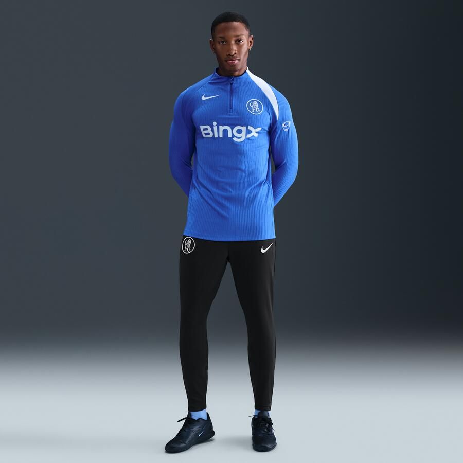 Nike Chelsea FC Strike Derde Total 90 Knit voetbalbroek met Dri-FIT voor heren Zwart - Foto 4