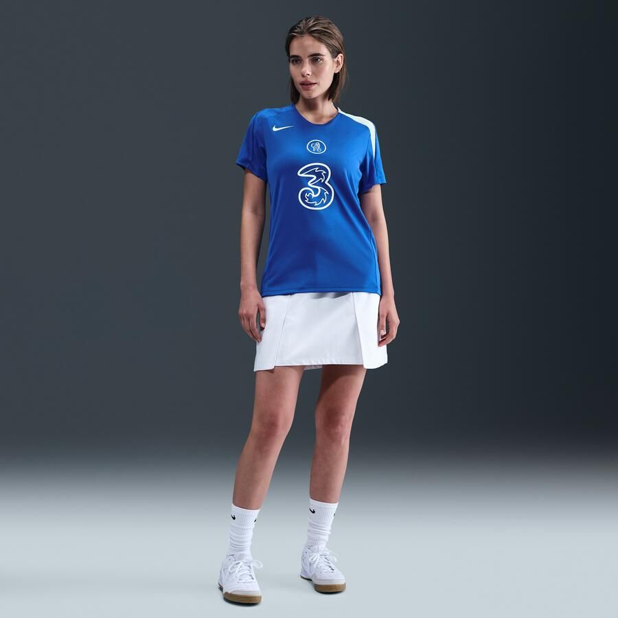 Nike Chelsea FC Strike Derde Total 90 knit voetbaltop met Dri-FIT voor dames Blauw - Foto 3