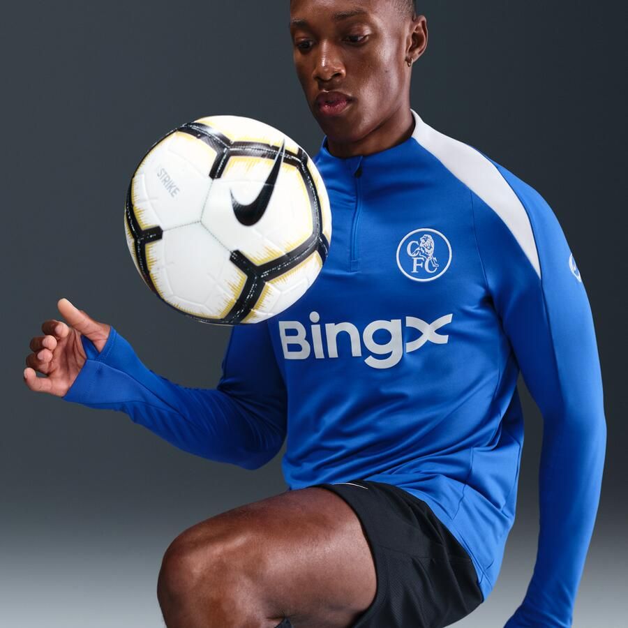 Nike Chelsea FC Strike Derde Total 90 knit voetbaltrainingstop met Dri-FIT voor heren Blauw - Foto 2