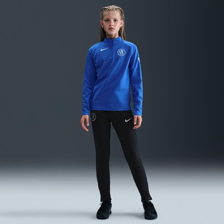 Nike Chelsea FC Strike Derde Total 90 knit voetbaltrainingstop met Dri-FIT voor kids Blauw - Foto 3