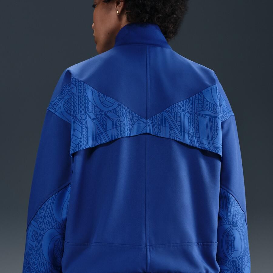 Nike Chelsea FC Strike Dri-FIT Anthem voetbaljack voor dames Blauw