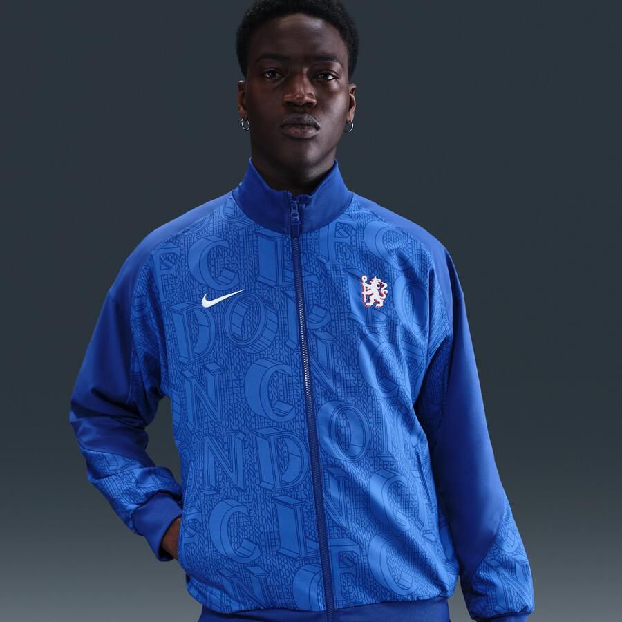 Nike Chelsea FC Strike Dri-FIT Anthem voetbaljack voor heren Blauw - Foto 4