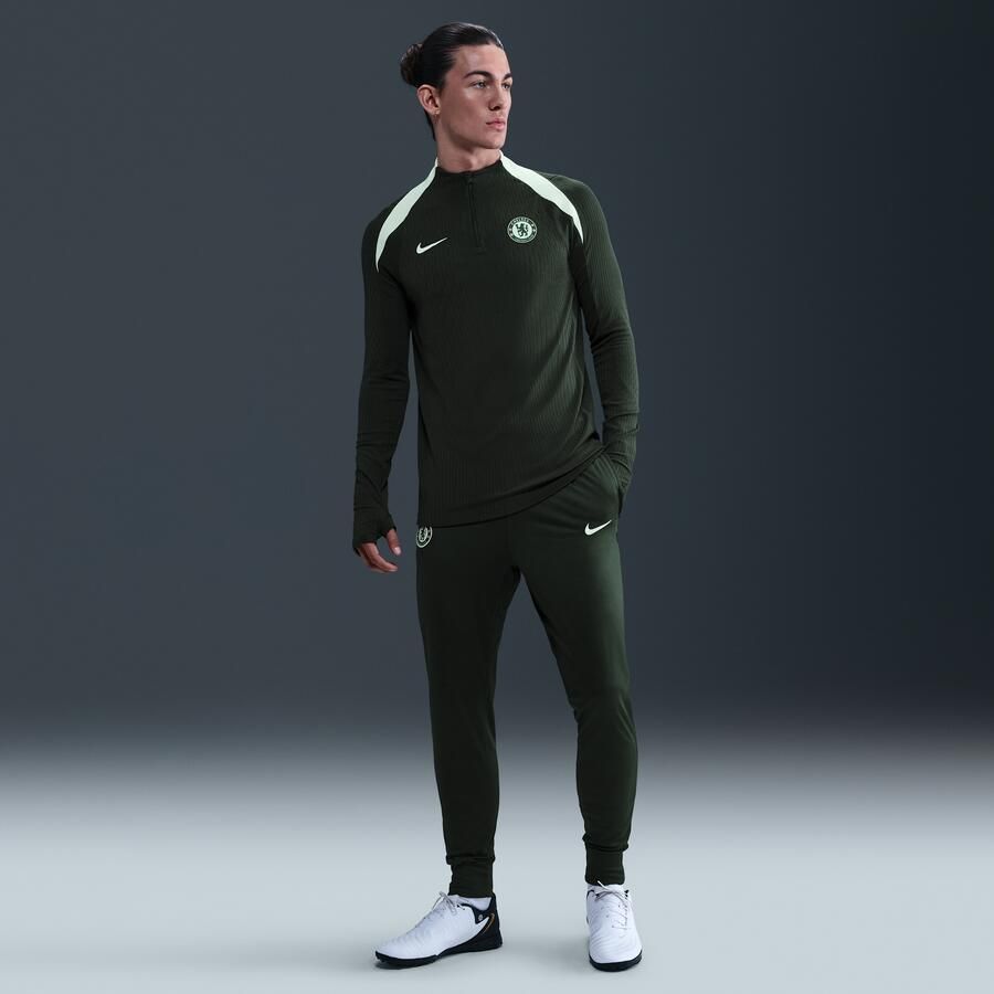 Nike Chelsea FC Strike Dri-FIT knit voetbaltrainingsbroek voor heren Groen - Foto 4