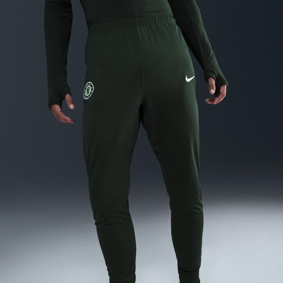 Nike Chelsea FC Strike Dri-FIT knit voetbaltrainingsbroek voor heren Groen