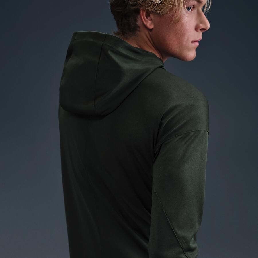 Nike Chelsea FC Strike Dri-FIT knit voetbaltrainingsjack met capuchon voor heren Groen