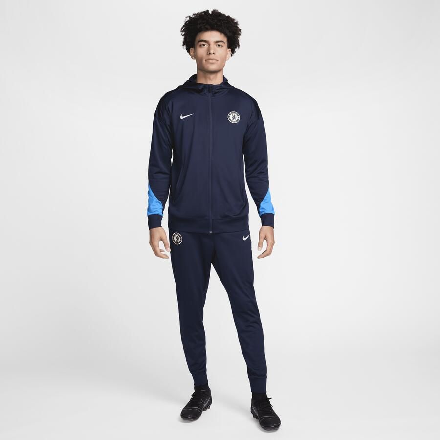 Nike Chelsea FC Strike Dri-FIT knit voetbaltrainingspak met capuchon voor heren Blauw - Foto 3