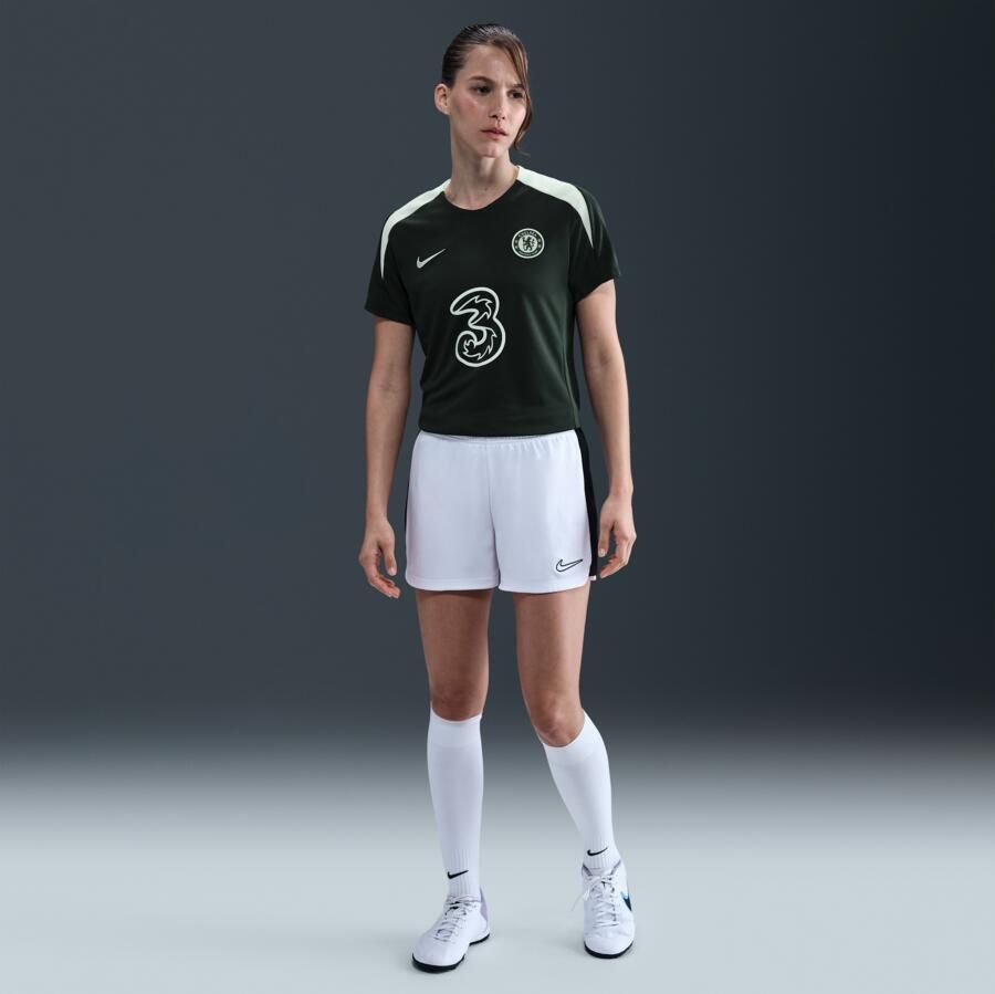 Nike Chelsea FC Strike Dri-FIT voetbaltop met korte mouwen voor dames Groen - Foto 3