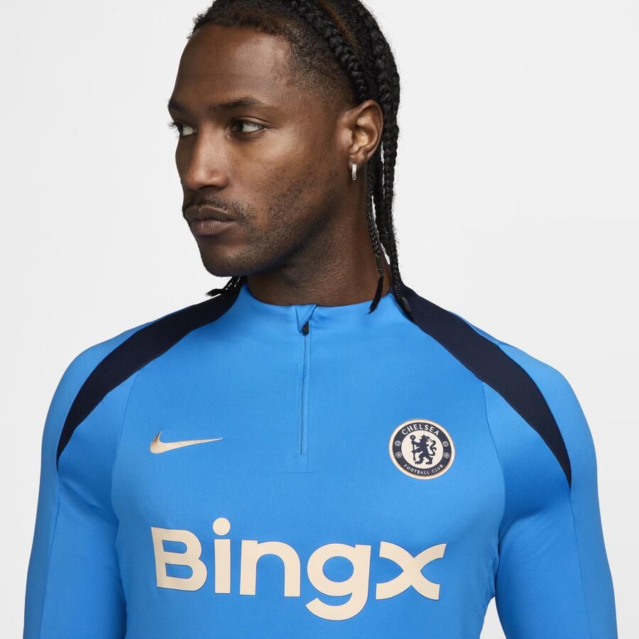 Nike Chelsea FC Strike Dri-FIT voetbaltrainingstop voor heren Blauw - Foto 2
