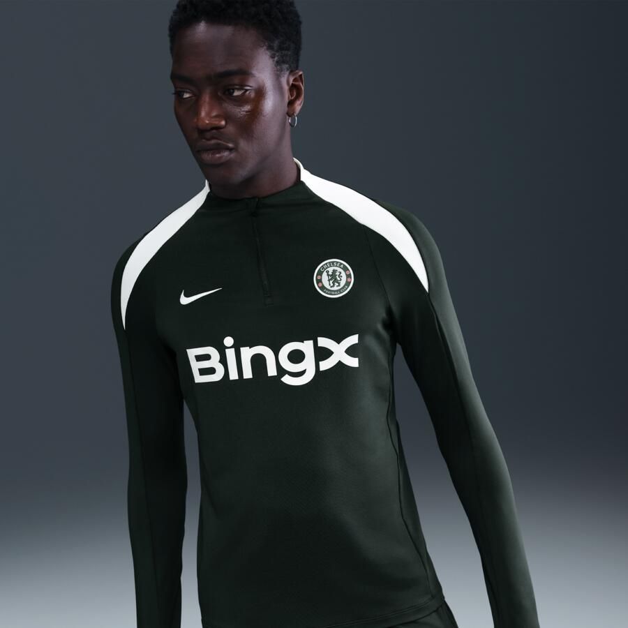 Nike Chelsea FC Strike Dri-FIT voetbaltrainingstop voor heren Groen - Foto 4