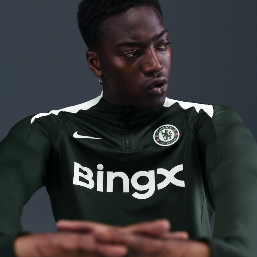 Nike Chelsea FC Strike Dri-FIT voetbaltrainingstop voor heren Groen - Foto 2