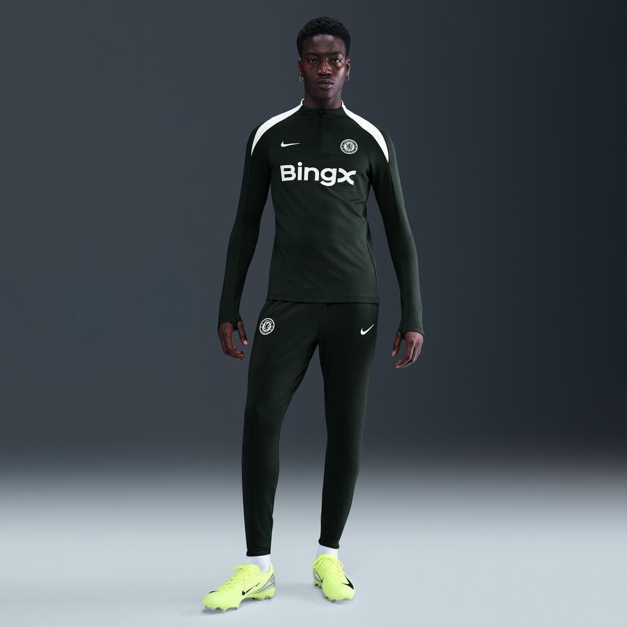 Nike Chelsea FC Strike Dri-FIT voetbaltrainingstop voor heren Groen - Foto 3