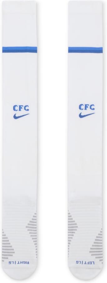Nike Chelsea FC Strike Thuis Dri-FIT voetbalkniekousen Wit - Foto 3