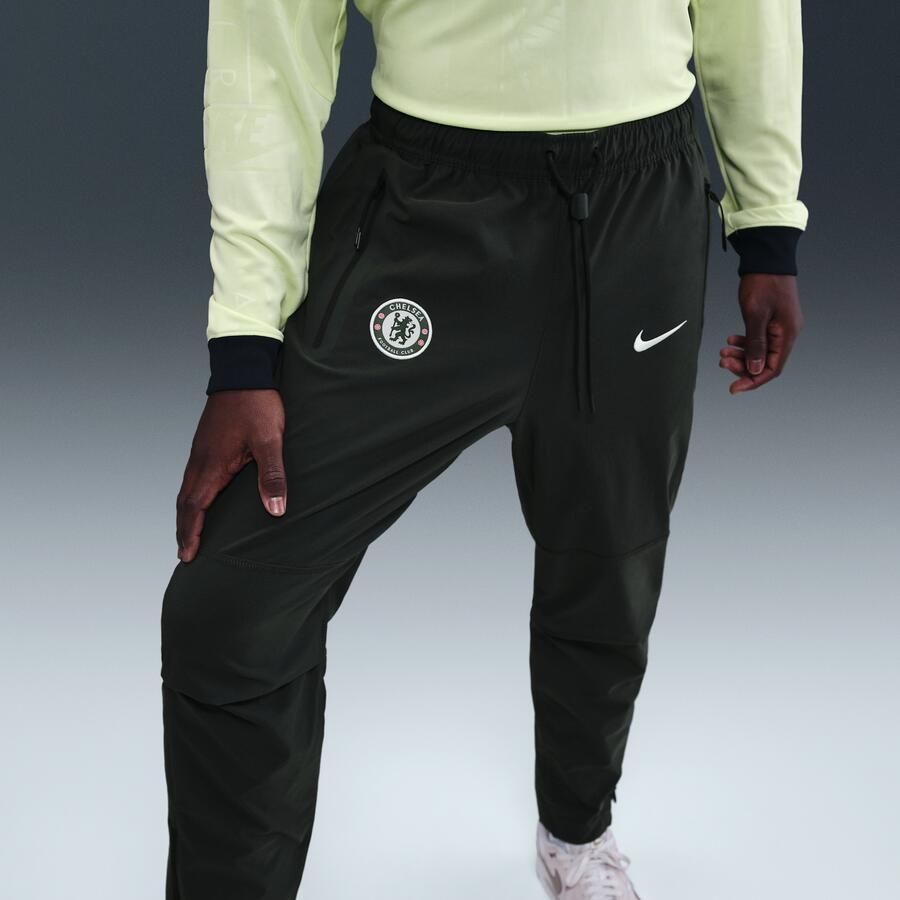 Nike Chelsea FC Tech geweven voetbalbroek voor heren Groen