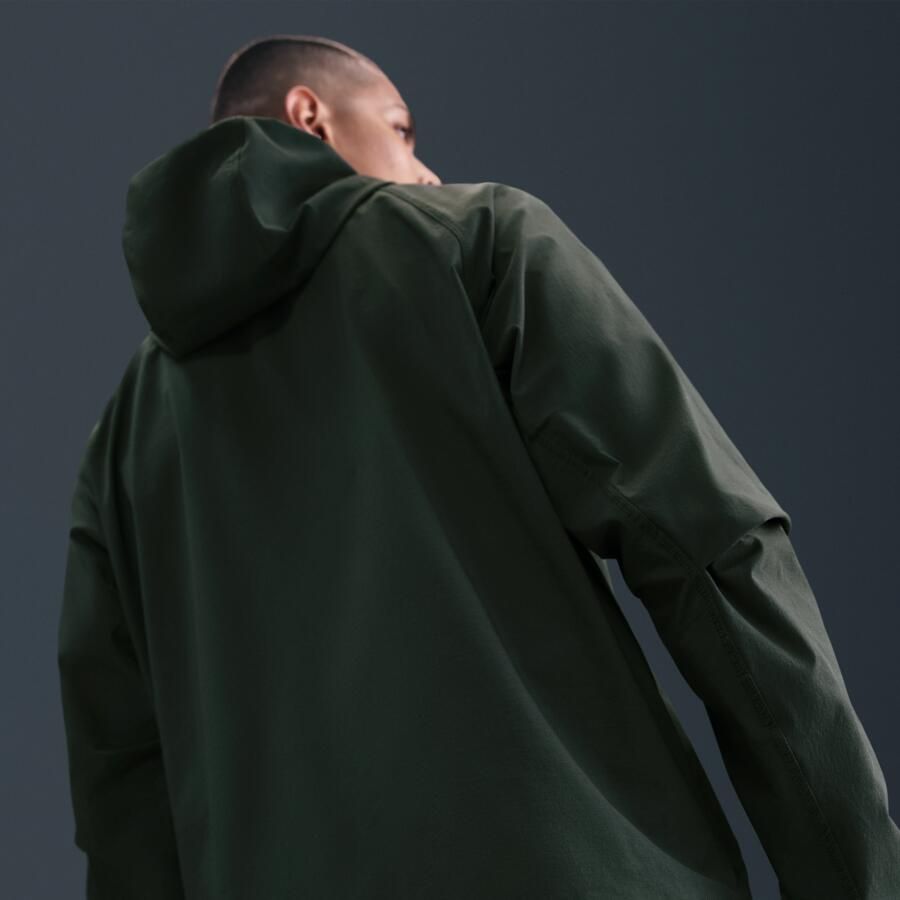 Nike Chelsea FC Tech Windrunner geweven voetbaljack met rits over de hele lengte voor heren Groen