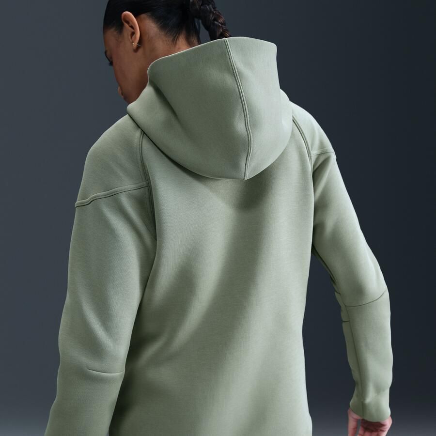 Nike Chelsea FC Tech Windrunner voetbalhoodie van fleece met rits voor dames Groen