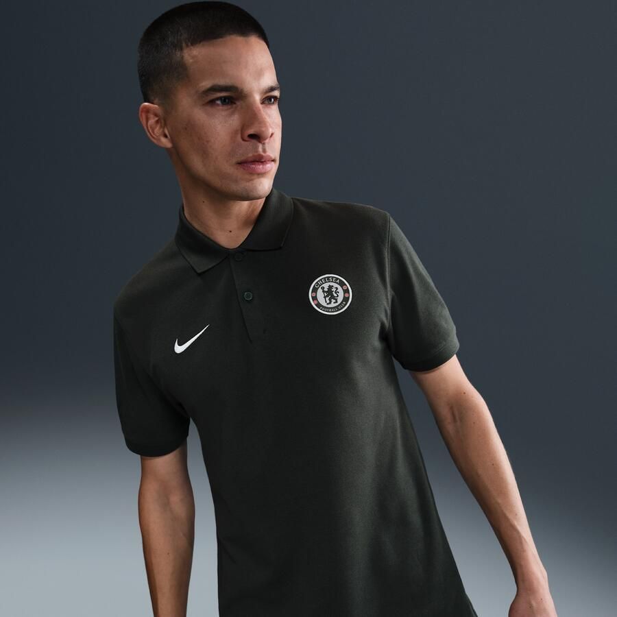 Nike Chelsea FC The Polo Dri-FIT voetbalpolo voor heren Groen - Foto 4