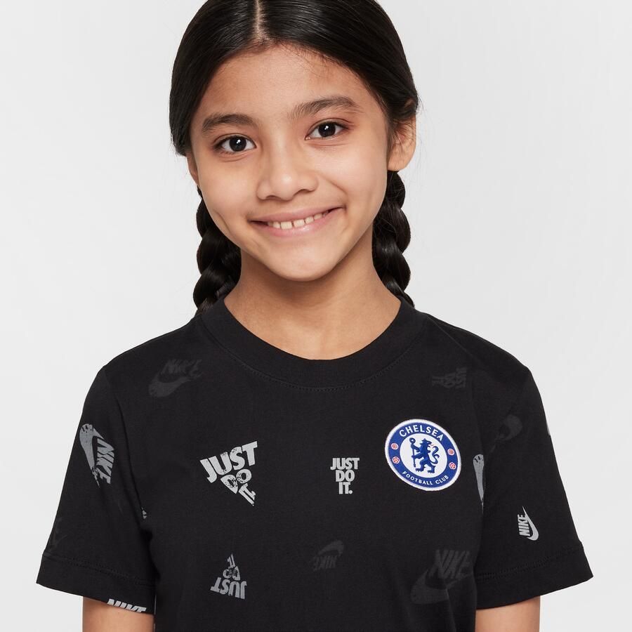 Nike Chelsea FC voetbalshirt met print voor kids Zwart - Foto 2