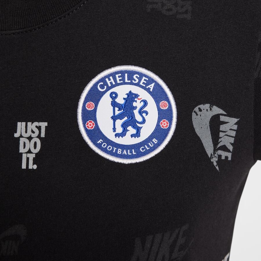 Nike Chelsea FC voetbalshirt met print voor kids Zwart - Foto 3