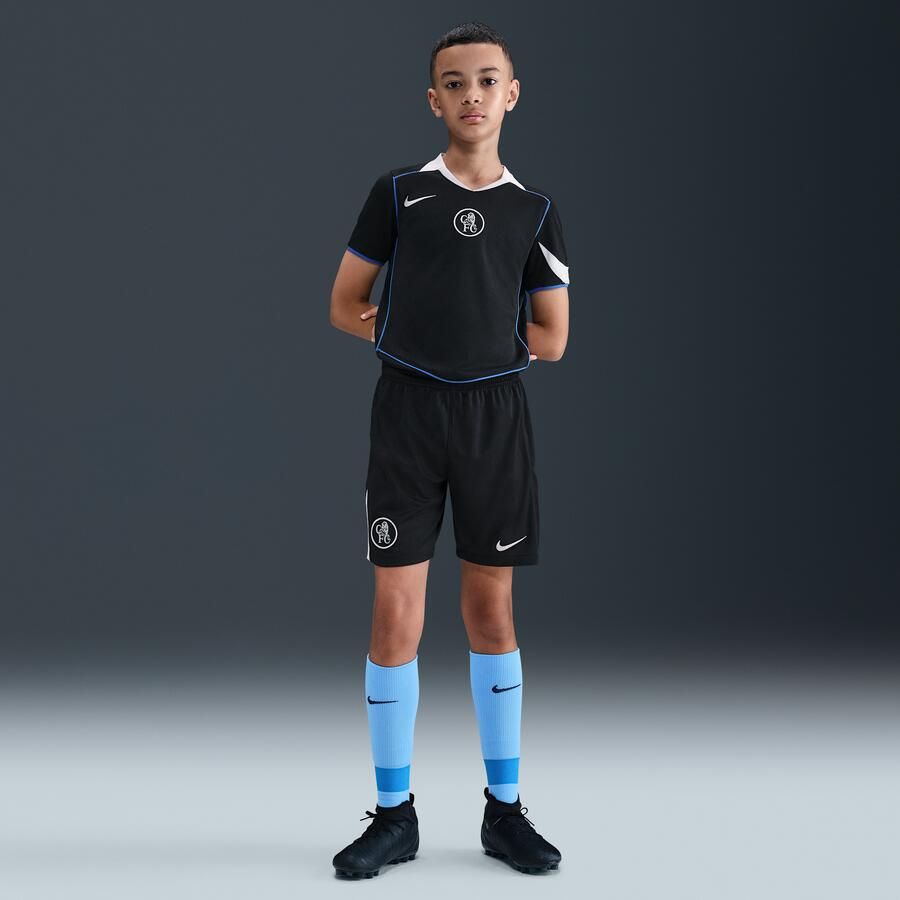 Nike Chelsea FC 2025 26 Stadium Derde Total 90 replicavoetbalshorts met Dri-FIT voor kids Zwart - Foto 4