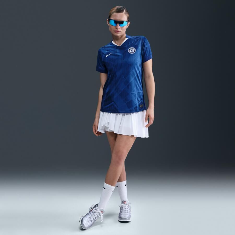 Nike Chelsea FC 2025 26 Stadium Thuis Dri-FIT replicavoetbalshirt voor dames Blauw - Foto 3