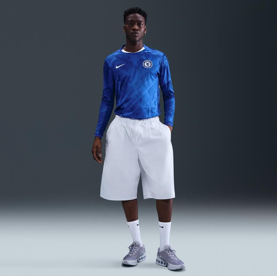 Nike Chelsea FC 2025 26 Stadium Thuis Dri-FIT replicavoetbalshirt met lange mouwen voor heren Blauw - Foto 3