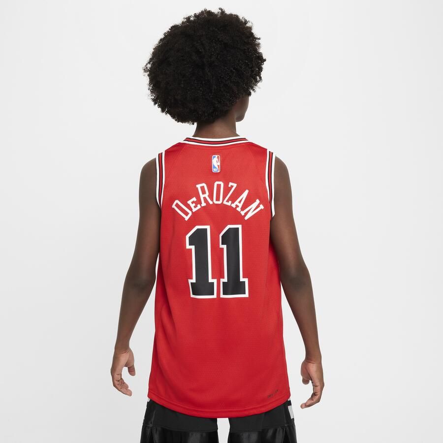 Nike Chicago Bulls 2023 24 Icon Edition Swingman NBA-jersey voor kids Rood - Foto 4