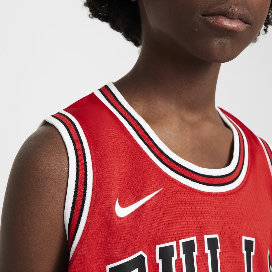 Nike Chicago Bulls 2023 24 Icon Edition Swingman NBA-jersey voor kids Rood - Foto 2